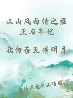 江山风雨情之雍正与年妃